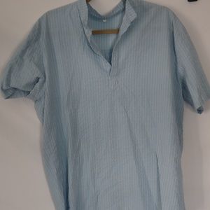 Blue Yacht Button Down